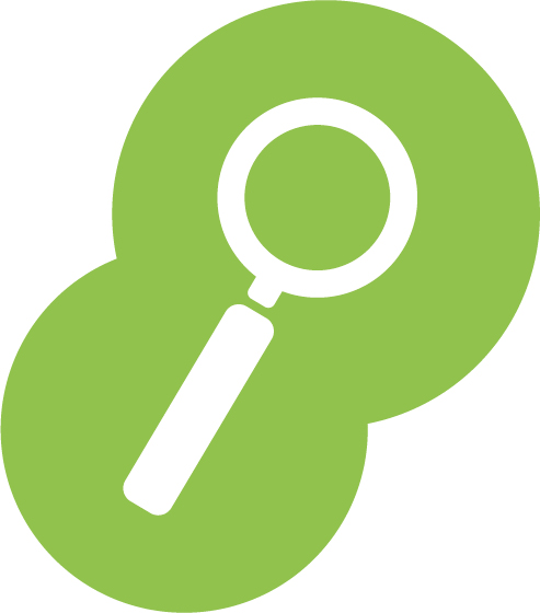Music Detective magnifying glass icon