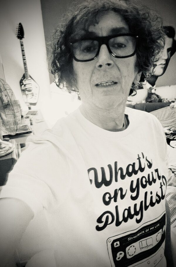 ‘What’s on your playlist?’ T-shirt - Image 9
