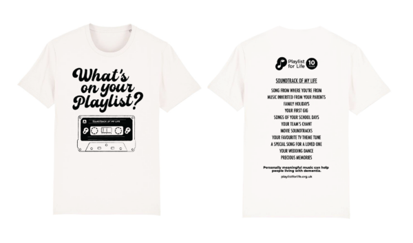 ‘What’s on your playlist?’ T-shirt - Image 3