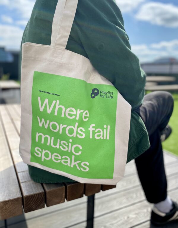 Tote Bag (Limited Edition) - Where words fail music speaks