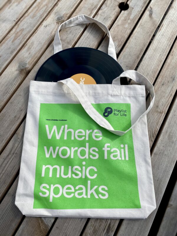 Tote Bag (Limited Edition) - Where words fail music speaks - Image 3